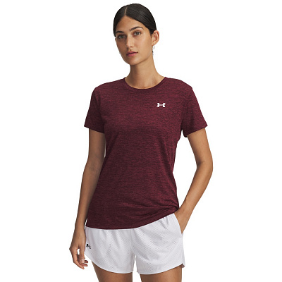 Футболка Under Armour Tech SSC- Twist 1384230-600 р.XS бордовий