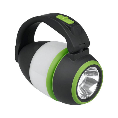 Ліхтар акумуляторний DPM LED SP0414 180 Lm чорний із зеленим