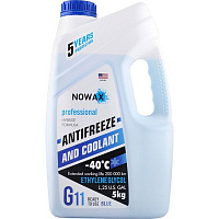 Антифриз Nowax G11 -40 °С (NX05002) 5кг синій 