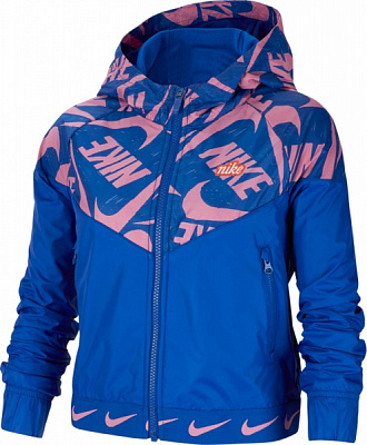 Вітрівка Nike G NSW WR JACKET JDIY CJ7426-433 р.XL синій