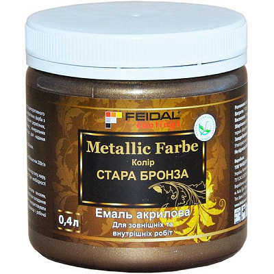 Декоративна фарба Feidal Metallic Farbe стара бронза 0,4 л