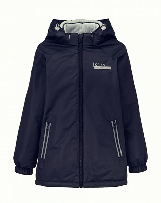Куртка детская для мальчиков JOIKS р.122 темно-синий EW-141 