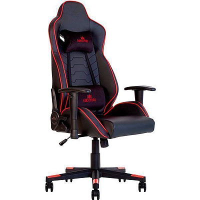 Крісло Hexter MX R1D TILT PL70 ECO/02 чорний/червоний