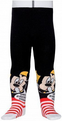 Колготки детские Conte-Kids DISNEY Міккі Маус 460 р.80-86 черный 