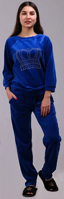 Комплект Roksana Велюр 830/50050 р. XL синій