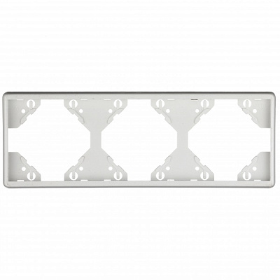 Рамка Efapel Apolo горизонтальная белоснежный L50921 TBR