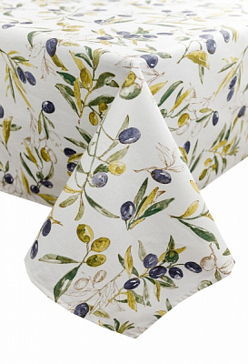 Скатертина водонепроникна Oliva 136x180 см La Nuit
