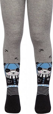 Колготки детские Conte-Kids CK SOF-TIKI 7С-38СП 520 р.104-110 серый 