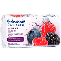 Мыло Johnson's Baby Care Vita Rich С экстрактом малины 125 г