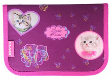 Пенал 1 відворот Lovely Kitties 99101 CLASS рожевий