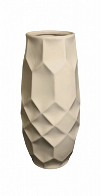 Ваза керамічна Nana ceramics Едем 32 см бежевий глянець