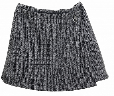 Юбка-шорты Sasha р.152 серый 4572/24