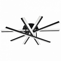 Люстра стельова Hopfen MAGI-5 BK 5x110 Вт LED-модуль чорний