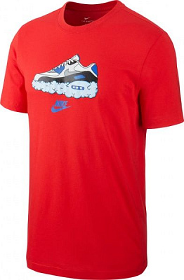Футболка Nike M NSW AIR AM90 TEE CV0071-657 L красный