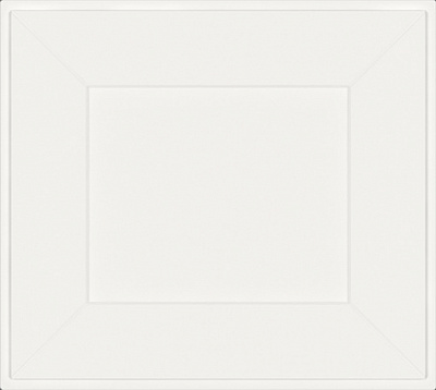 Фасад для кухні Грейд Білий шовковисто-матовий RAL9003 355x396 н/св Оксфорд