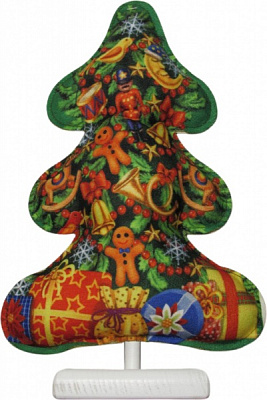 Украшение новогоднее на подставке Елка пряники 30 см 
