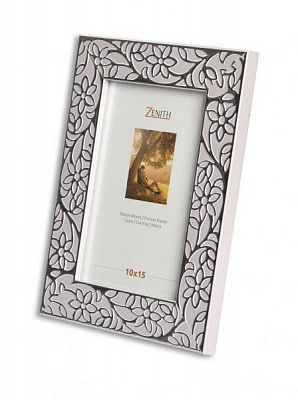 Рамка для фотографії зі склом Velista 30В-7116-6v 21х30 см білий із сріблястим