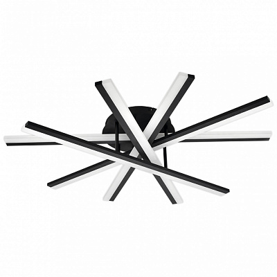 Люстра стельова Hopfen MAGI-5 BK 5x110 Вт LED-модуль чорний