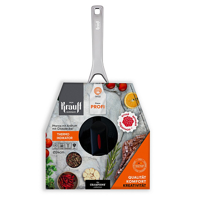 Сковорода з кришкою Krauff MasterChef 24 см 25-45-257