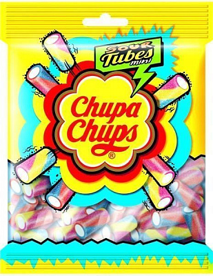 Мармелад жевательный Chupa Chups Sour Tubes Mini 150 г