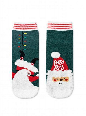 Шкарпетки дитячі Conte-Kids New Year 522 20С-66СП р.16–18 темно-бірюзовий