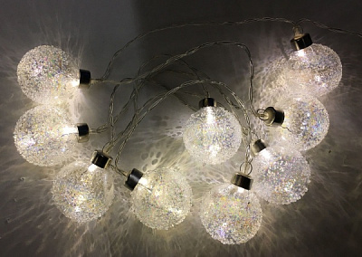 Електрогірлянда лінійна Euro Lucky Trading D5 см 10 ламп 1,5 м