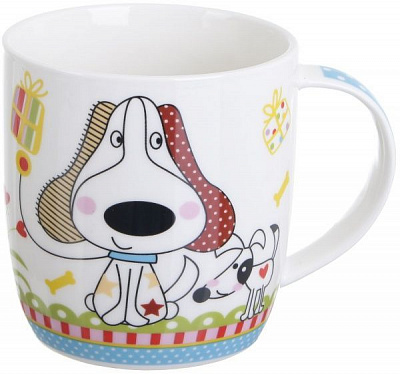 Чашка Friend Dog 370 мл порцеляна Fiora