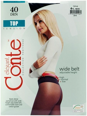 Колготки Conte TOP 40 den nero р. 4 черный 