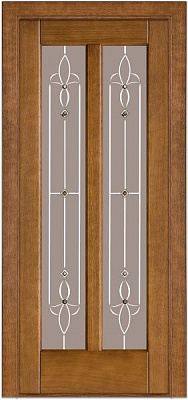 Дверное полотно Terminus №17 ПО 900 мм орех классический 