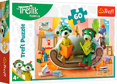 Пазли Trefl Родина Трефліков: Читаємо казки 17345