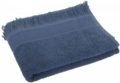 Полотенце Комби махровое 140x70 см синий Simi 