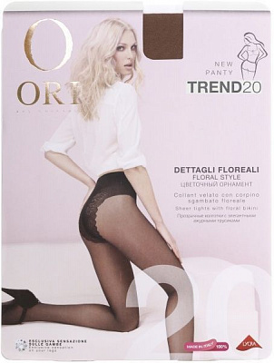 Колготки жіночі ORI Trend 20 Den Cognac р. 3 коричневий 1 пар
