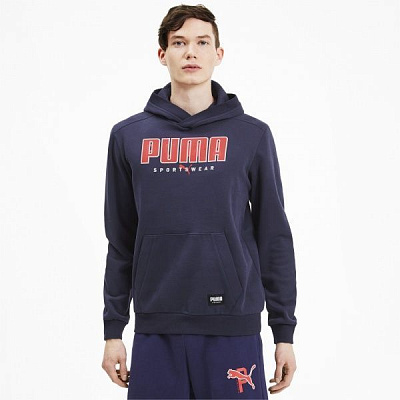 Джемпер Puma ATHLETICS Hoodie 58345606 р. L синий