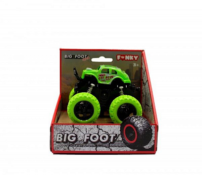Внедорожник Funky Toys 4х4 инерционный трюковой зеленый 60003
