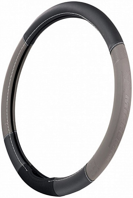 Чехол на руль Michelin из искусственной кожи премиум-класса W33245 серый