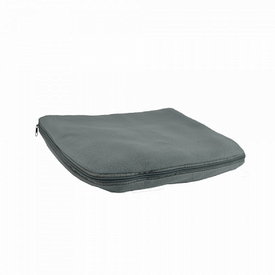 Плед-подушка флисовый Mild 150x180 см серый Bergamo 