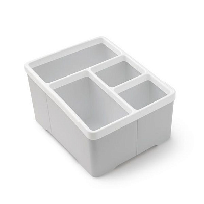 Органайзер полипропиленовый MVM FH-18 WHITE/GRAY 97x140x170 мм