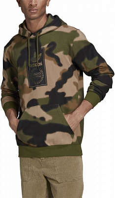 Джемпер Adidas CAMO AOP HOODIE GN1879 р. M різнокольоровий