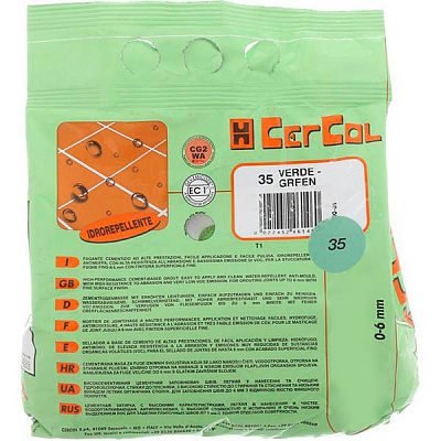 Фуга Cercol F.15 Setastuc 35 2 кг зеленая