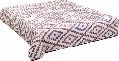 Покрывало Adelfia 160x210 см UP! (Underprice) бежевый с коричневым 