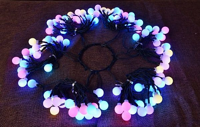 Електрогірлянда-штора Феєрія 104 RGB BEP-1904 108 ламп 1,8 м