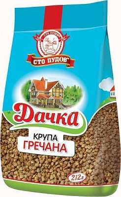 Крупа гречневая Сто пудов Дачка 212 г 