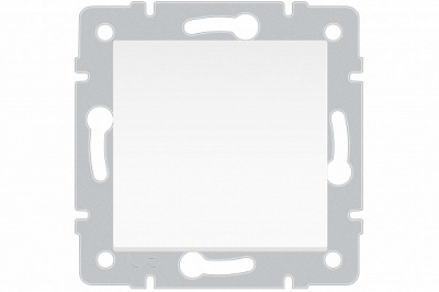 Механизм выключателя одноклавишный HausMark Stelo белый 501-0288-100