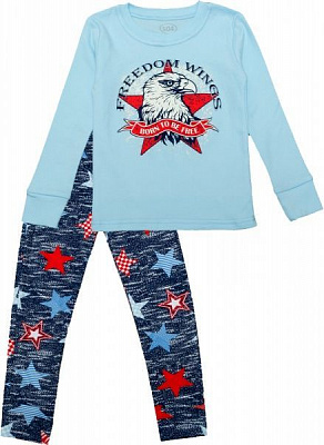 Піжама дитяча Фламінго р.104 меланж 246-222