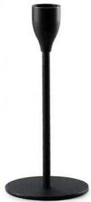 Подсвечник черный маленький 7,8х33х2,5 см