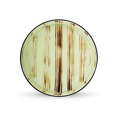 Тарелка обеденная Scratch Pistachio с бортиком 28 см WL-668120/A Wilmax
