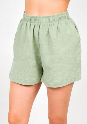 Шорты Roksana MUSLIN №1529 р. M зеленый