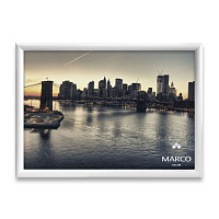 Рамка для фотографии со стеклом MARCO decor 1417 1 фото 21х30 см белый 