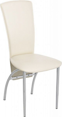 Стілець обідній Nowy Styl AMELY CHROME (BOX) (CH) V-18 хром/молочний