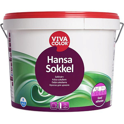 Краска Vivacolor Hansa Sokkel С 0.9 л